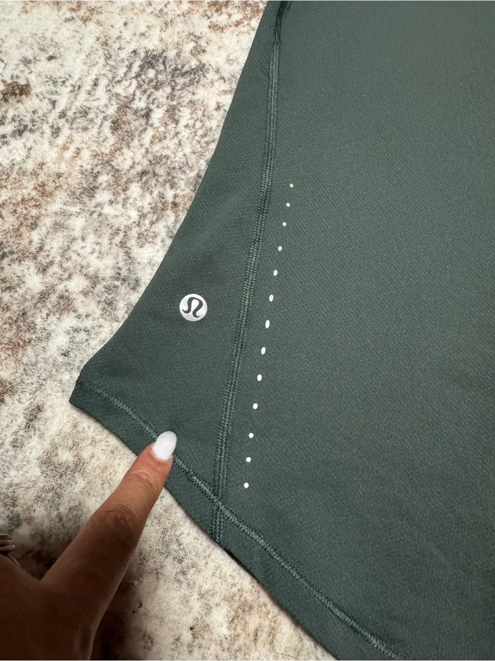 lululemon athletica Short Sleeve Crewneck Top - Forest Green